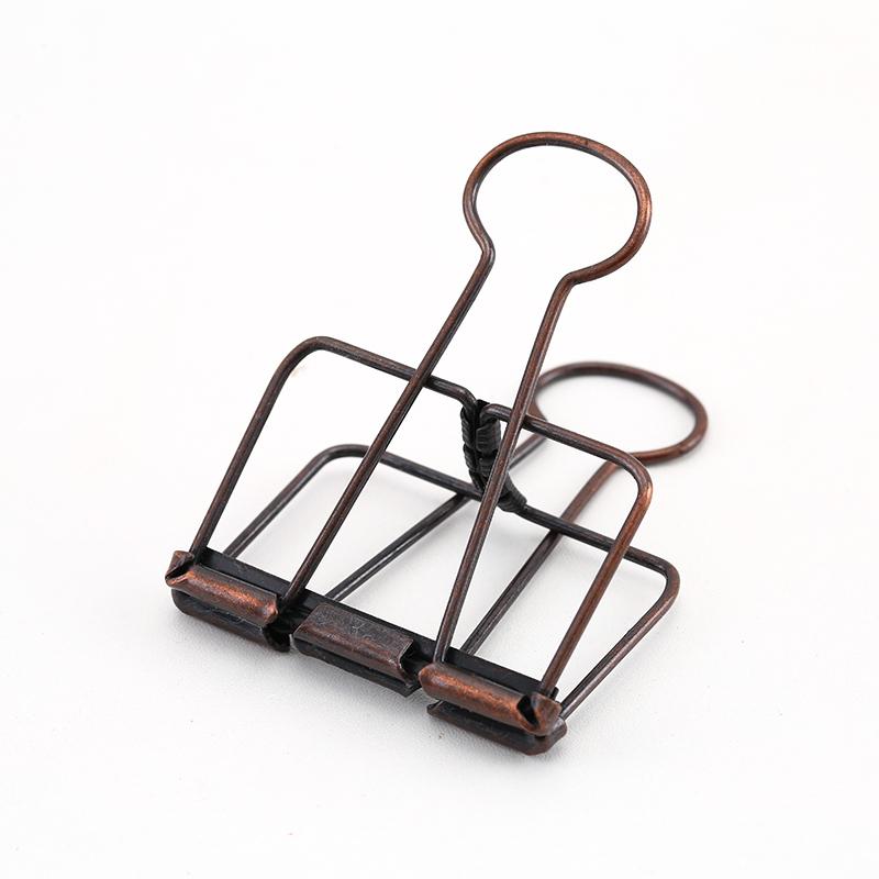 8 Colors 3 Sizes Ins Colors Gold Sliver Rose Green Purple Binder Clips Large Medium Small Office Study Binder Clips