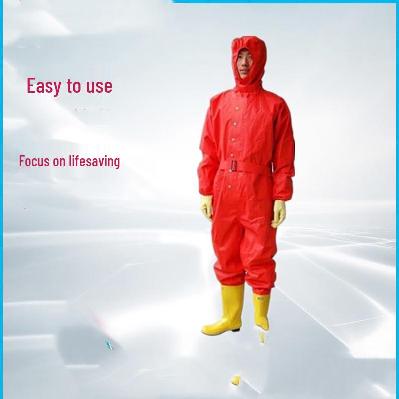 OLOMM One-Piece Firefighting Chemical Protective Suit 1