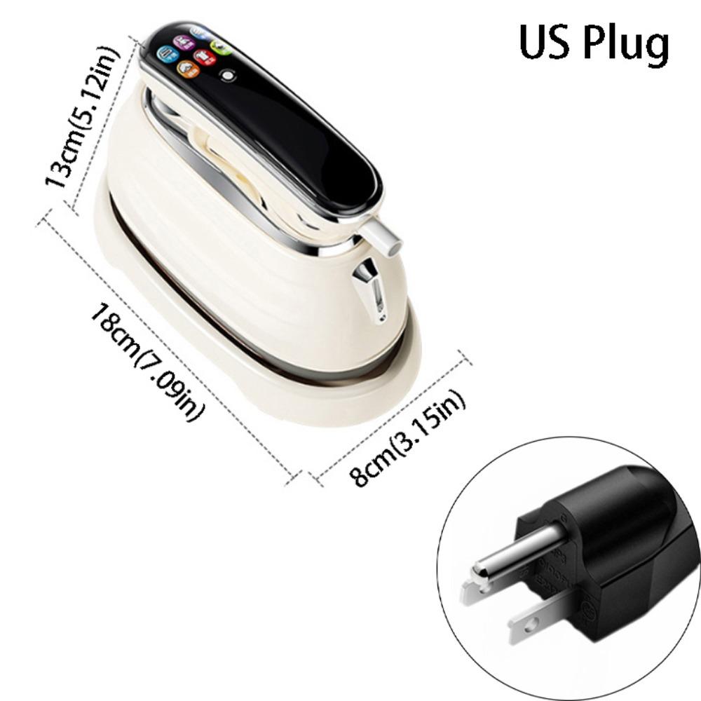 Handheld Steam Iron Portable Handheld Steam Engine Iron Travel Steamer  Office Use US Plug