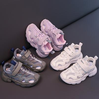 Kinder Sportsandalen Ausgehöhltes Mesh Atmungsaktiv Studenten Laufschuhe Weiche Sohle 2025 Neue Jungen Mädchen Sneaker für Sommer
