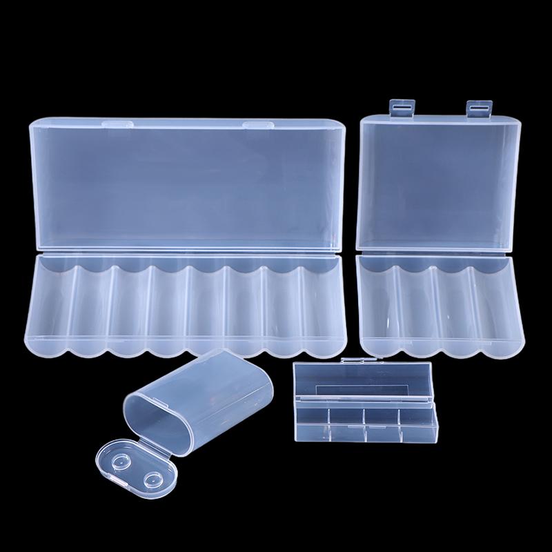 1/3Pcs 1 Section/2 Section/4 Section/8 Section 21700 Battery Anti Fall Protection Box 21700 Battery Pp Plastic Storage Box