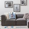 Staffordshire Bull Terrier Square Pillowcase Polyester Linen Velvet Creative Zip Decorative Pillow Case Car Cushion Case 45X45