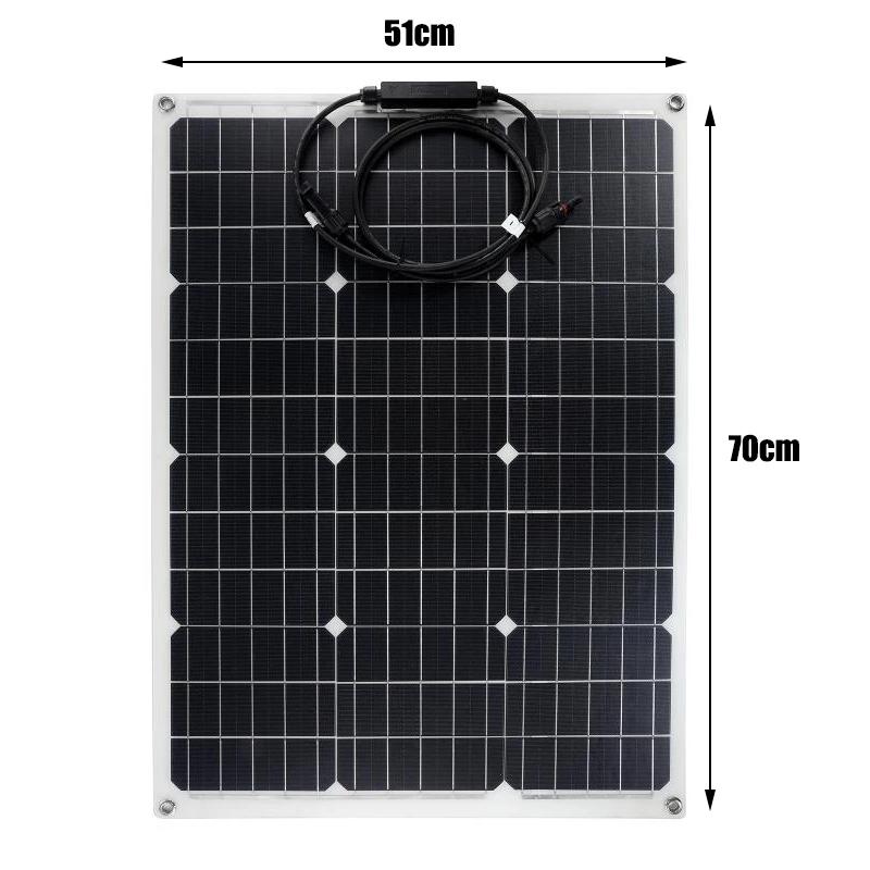 1500W Solar Power System 220V/1500W Inverter Kit 600W Sol-ar Panel Battery Charger Complete Controller Home Grid Camp Phone