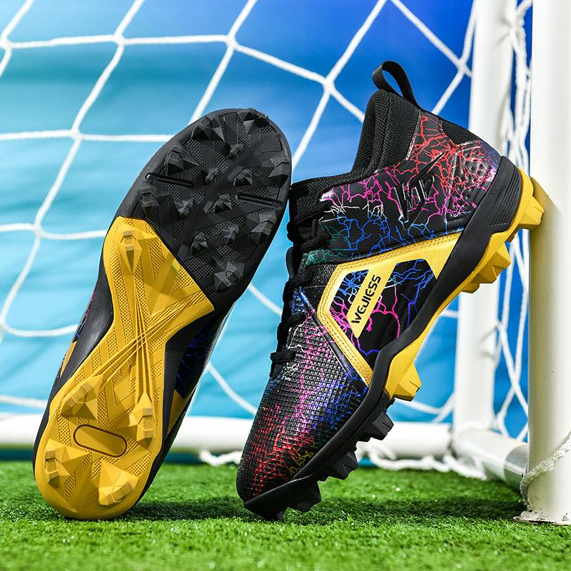 Men‘s Baseball Shoes Non-slip Rugby Shoes Short Spikes Lacrosse Shoes Breathable Cricket Shoes Beginners Athletic Training Shoes