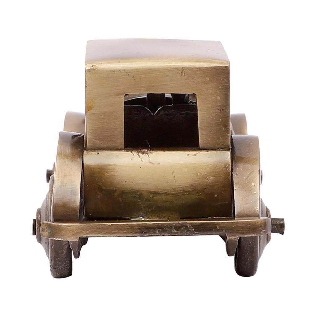 Brass Vintage Motor Car Showpiece, Figurine for Home Decor, Brass Antique Showpieces for Home,Antique Brown, Pack of 1