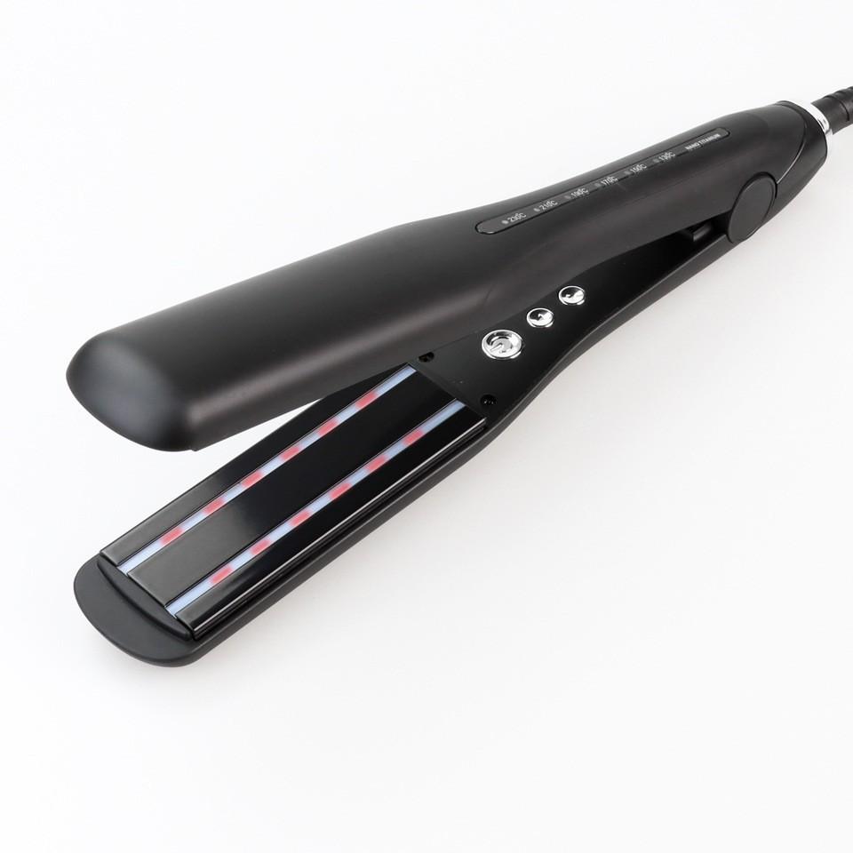 High Quality Infrared Hair Care Splint Massage Does Not Hurt Hair Straightener Barbershop Special Straight Curl Dual-use