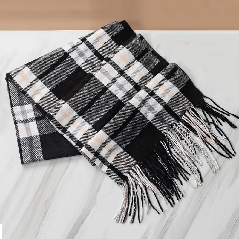 Aisiyalan Unisex Autumn Winter Plaid Scarf Shawl