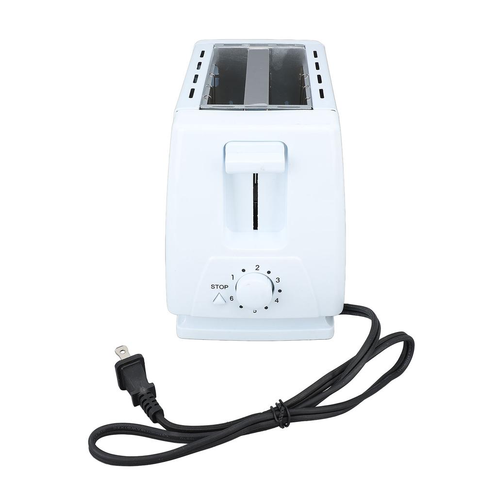 2 Scheiben Toaster Maschine Edelstahl Brotröster mit 6 Temperatureinstellungen für Waffel Bagel