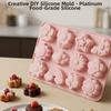 12 Cavity Chocolate Dessert Mold Heat-Resistant French Pastry Baking Mold  Pastry Making