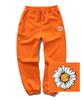 TRIPSHION Big Daisy Jogger Sweatpants - Orange