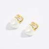 BIMBA Y LOLA Pearl Heart Earrings B246AIW015GOF