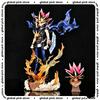 New 28cm Anime Duel Monsters Anime Figure Gk Yugi Muto Doll 2 Heads Pvc Statue Model Collectible Decoration Toys Christmas Gift