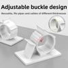 10Pcs Plastic Wire Clamp Holders Adjustable Cord Management Clips  Desk Cable Management