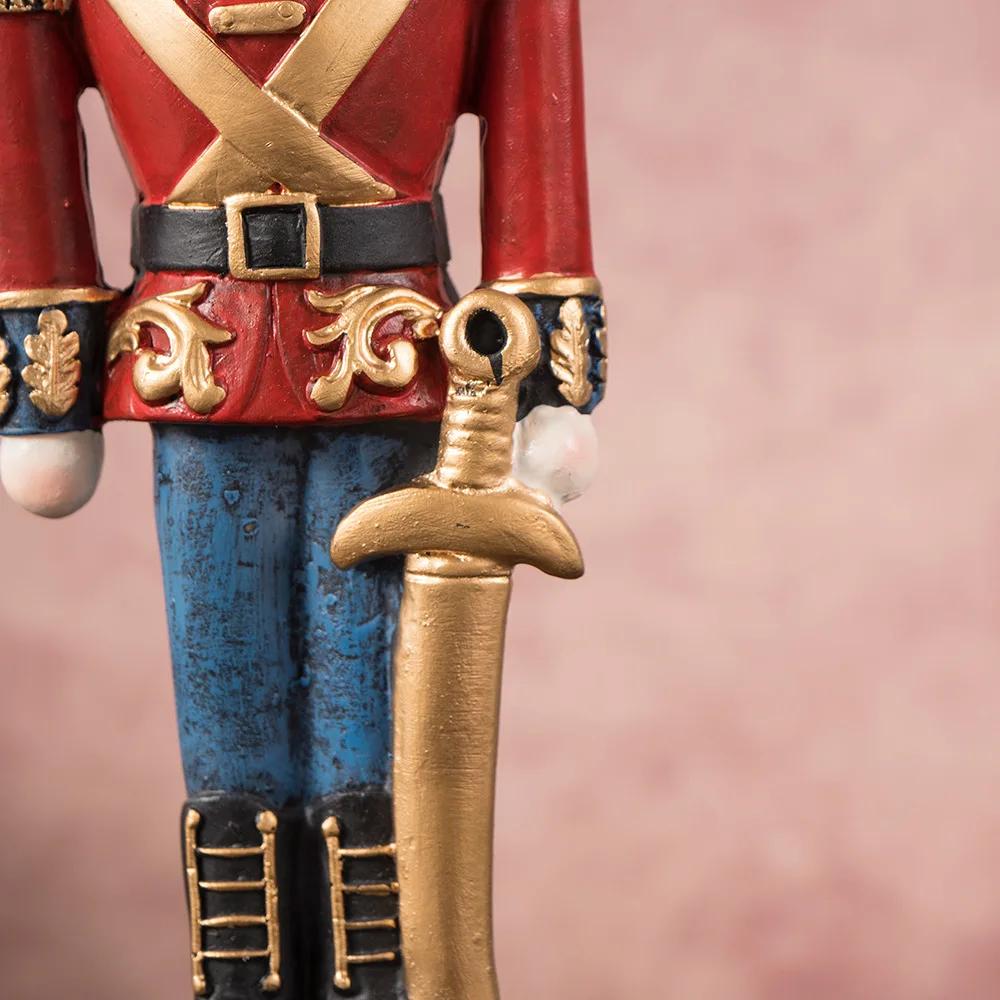 Christmas Nutcracker Figurine King Puppets Soldiers Statue Home Christmas Decoration Wine Cabinet Decoration