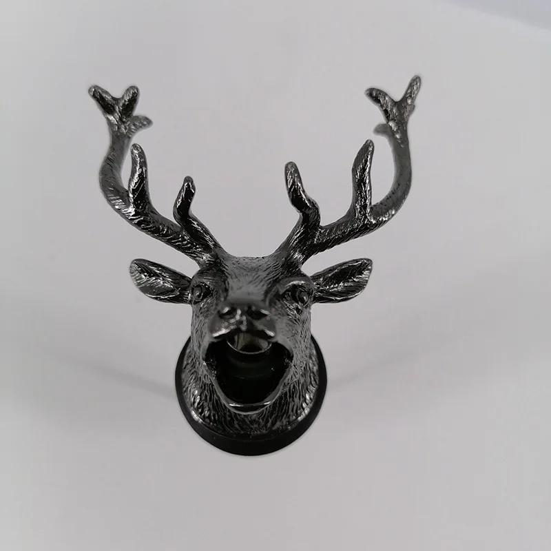 1 Stück Tierkopf-Weinausgießer Zinklegierung Hirsch Elch Löwe Leopard Wolf Adler Drache Wein-Ausgießstutzen Verschluss Club Bar Zubehör