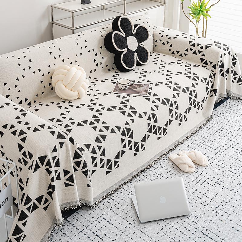 Four Seasons Universal Sofa Cushion Chenille Universal Sofa Cover Towel Full Covered Cover Anti-Scratching Cushion