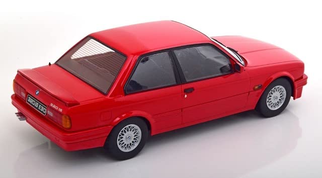 KK skala BMW 320iS E30 Italo M3 1989 rødt ferdig produkt KKDC180883 1/18