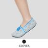 [Croba] Embroidered Flower Heart Mesh Ladies' Slippers