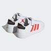 Adidas Grand Court EL Boys and Sizes Size Kids' 2.0 Sneakers, Girls, 17-25.5cm, Unisex, LKK27, Footwear, White/Bright Red/Core Black, 21.5cm (IG4840)