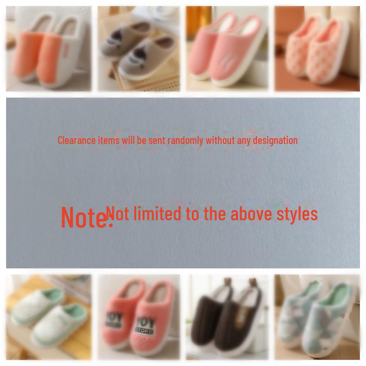 

Мужские зимние хлопковые тапочки с кожаным каблуком, толстой подошвой для использования в помещении и на улице, женские вышитые парные тапочки большого размера. 40-41, runs small