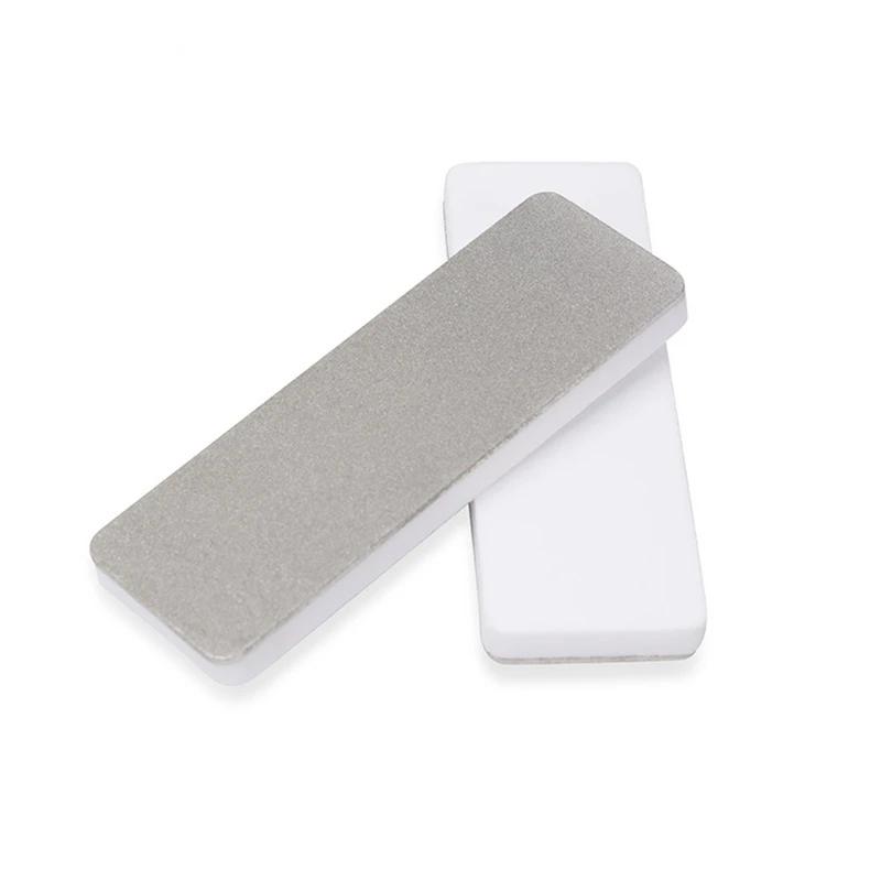 Fashion Double Sided Sharpener Mini Outdoor Whetstone Diamond Ceramic Knife Sharpening Stone Grinder