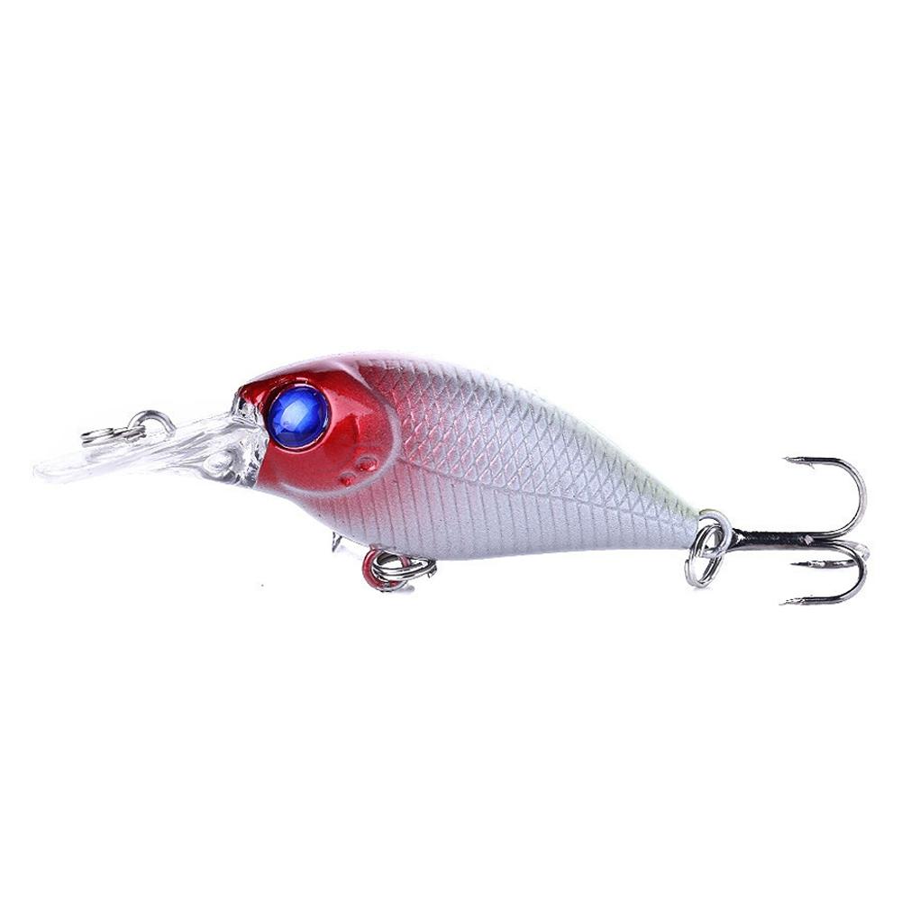 5cm 4.4g Micro Crankbait 10#Treble Hooks Wobbles Jerkbait Crank Fishing bass Gear Trolling Pike T5I1