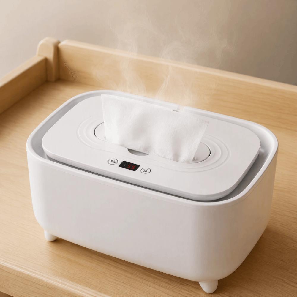 Adjustable Temperature Wipes Heater Constant Temperature Wet Tissue Heating Box Baby Care