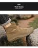 Men's High-Top Martin Boots: Breathable, Non-Slip, Trendy Workwear Shoes for Autumn