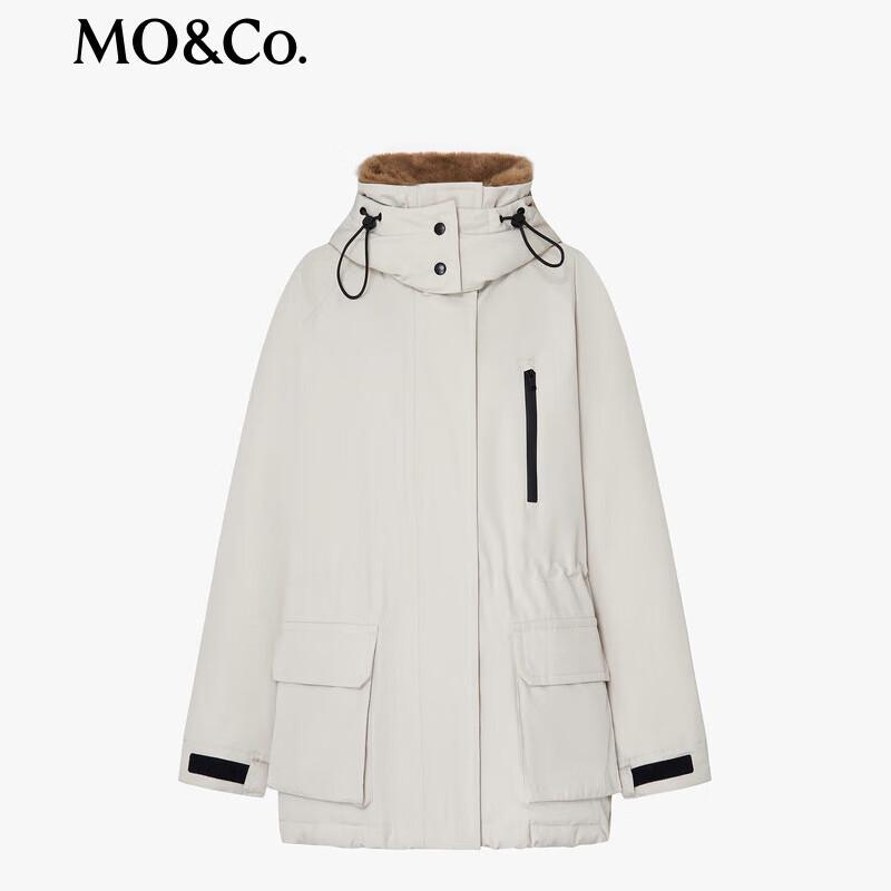 MO&Co. Women's Detachable Hooded Goose Down Jacket