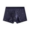 Men's Trendy Mid-Waist Flat-Leg Printed Underwear - Comfortable 60s Tight-Knit Pima Cotton for Teens