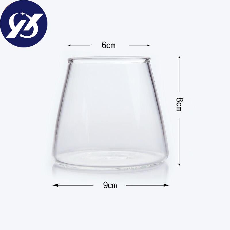 Mountain Design Heat Resistant Wine Glass Breakfast Water Cup Tea Juice Milk Mug Drinkware 300ML