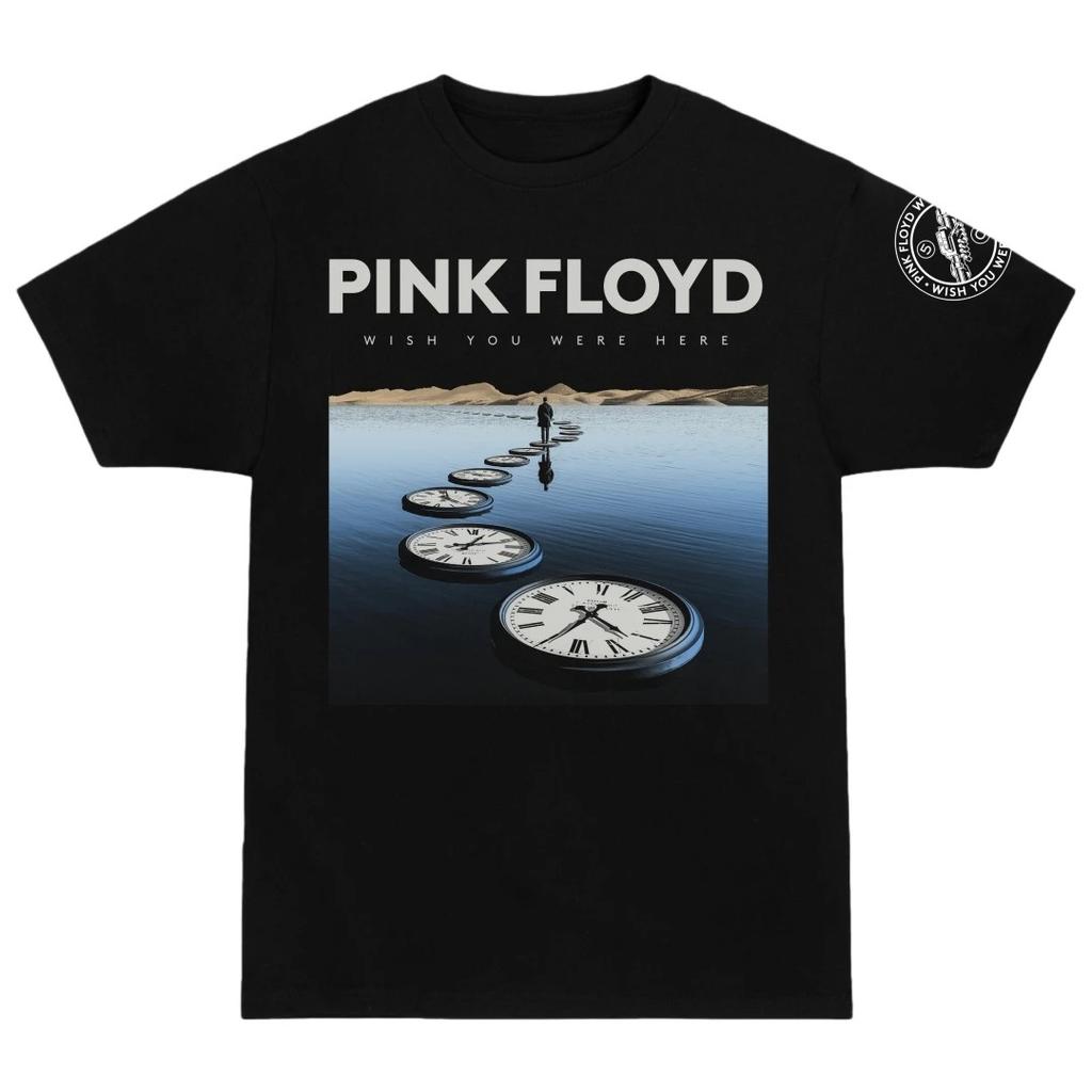 Neues Pink Floyd Herren 100% Baumwolle Hemden Rockalbum Grafik Herren und Damen HipHop Shirt Geeignet für Beide Sommer Bedrucktes T-Shirt