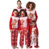 Luxurious Christmas Family Matching Clothes With Adorable Fox Design And Unisex Pajamas Set