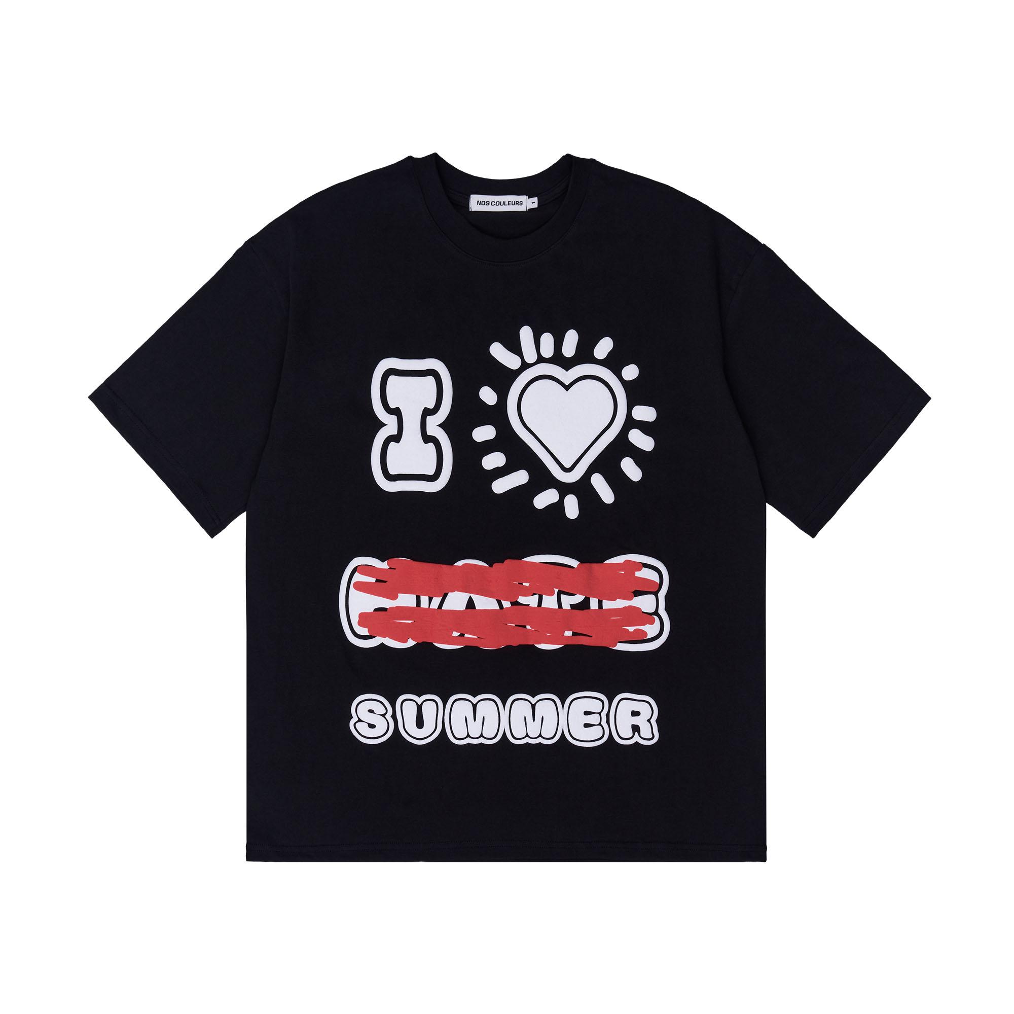 Nocoolers I Love Summer T-Shirt Black 1