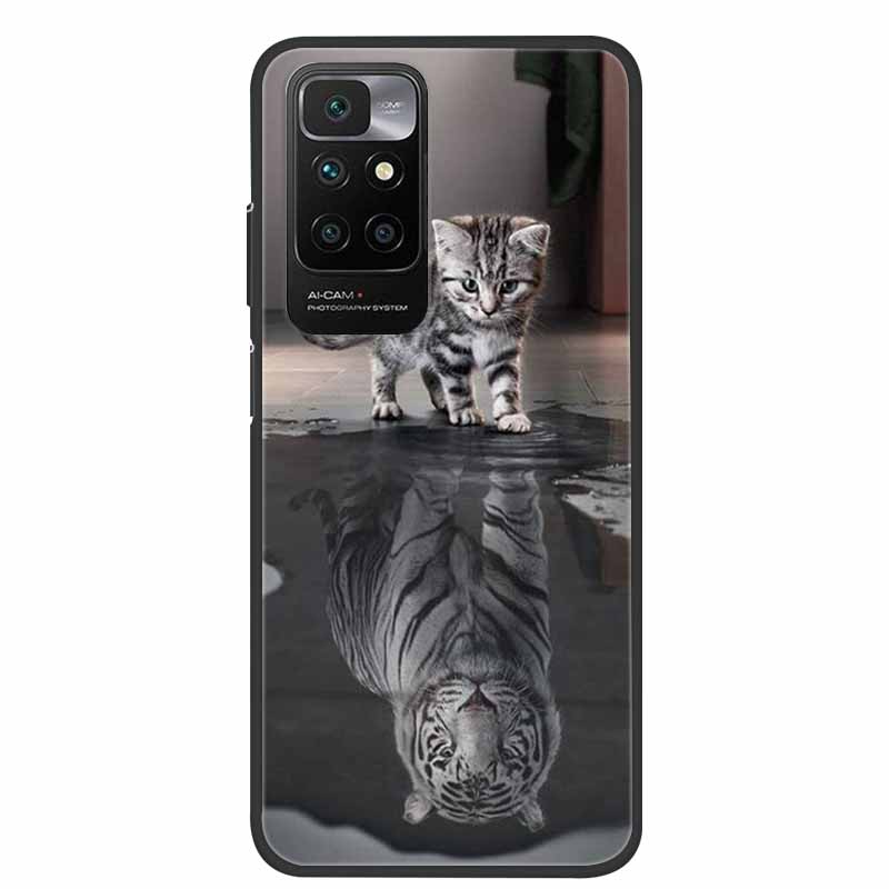 Für Xiaomi Redmi 10 Hülle Stoßfest Weiches Silikon TPU Rückabdeckung Für Xiaomi Redmi10 Handyhüllen Redmi 10 Prime 2022 Süße Cartoon