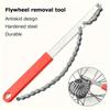 Universal Bicycle Cassette Removal Tool Kit, with Chain Whip and Auxiliary Wrench, Stainless Steel Professional Bike Cassette Removal Kit