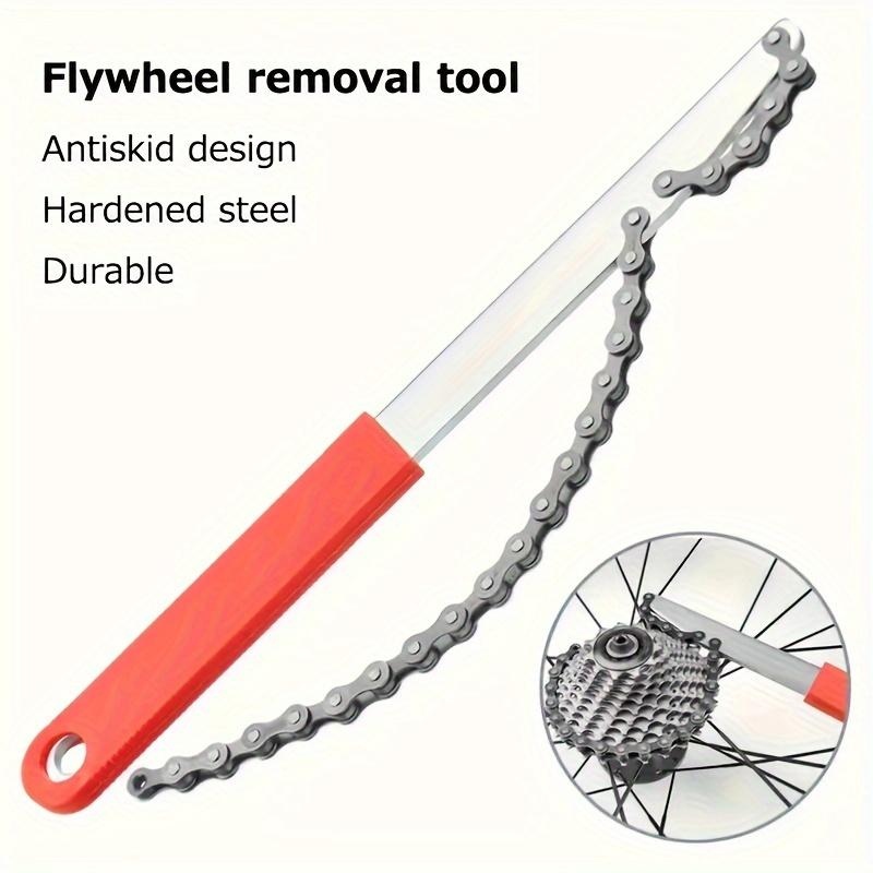 Lchome Universal Bicycle Cassette Removal Tool Kit, With Chain Whip And Auxiliary Wrench, Stainless Steel Professional Bike Cassette Removal Kit