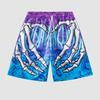 Elastic Waist Jogging Shorts Swim Trunks Board Shorts Summer New Beach Shorts With Hand 3D Print Y2k Shorts For Men