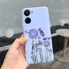 For Realme 10 2022 Fashion Girl Sunflower Yellow Phone Case For Realme10 RMX3630 4G Candy Color Soft Silicone TPU Cases
