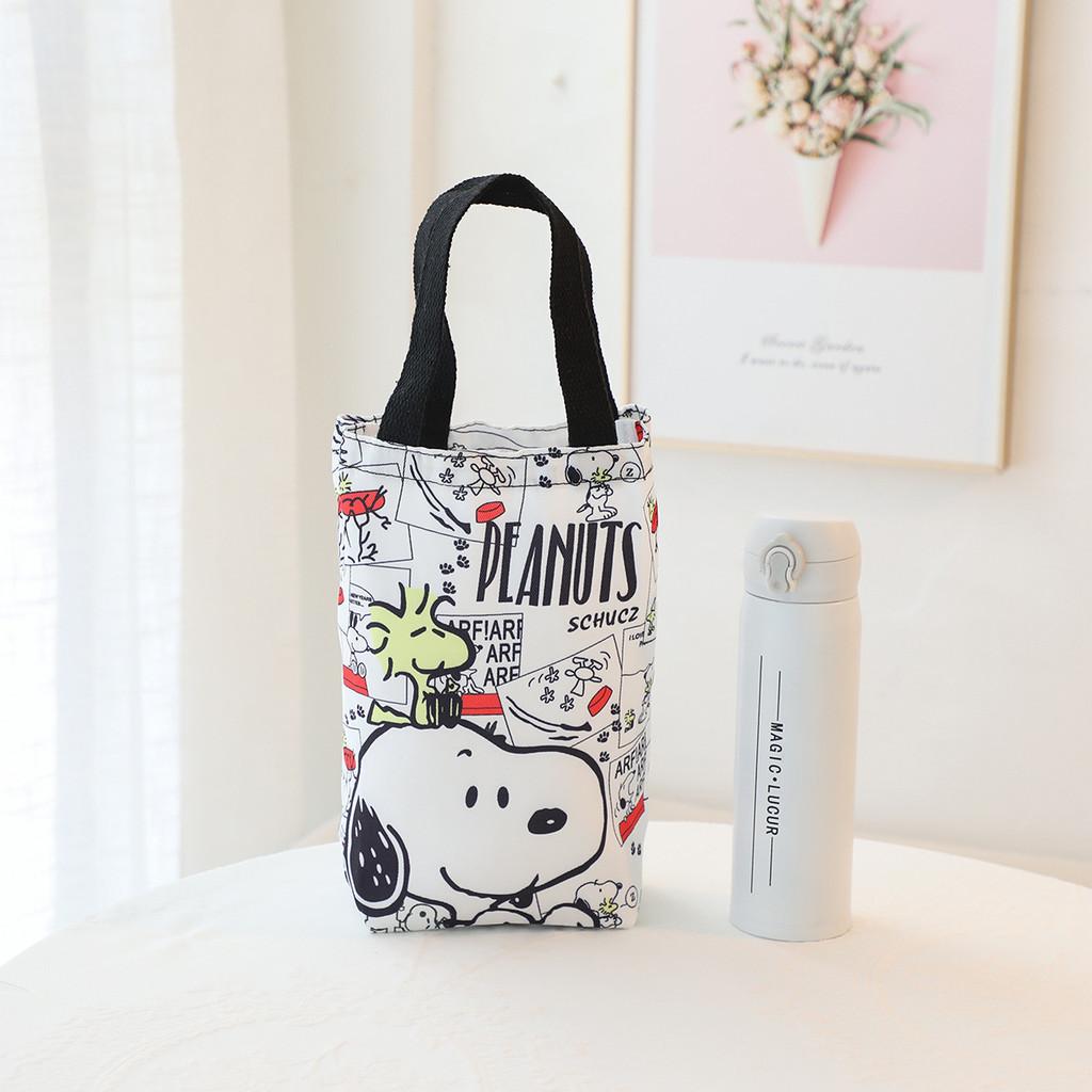 Print Canvas Cartoon Hanging Bag With Multifunction Storage For Use Daily