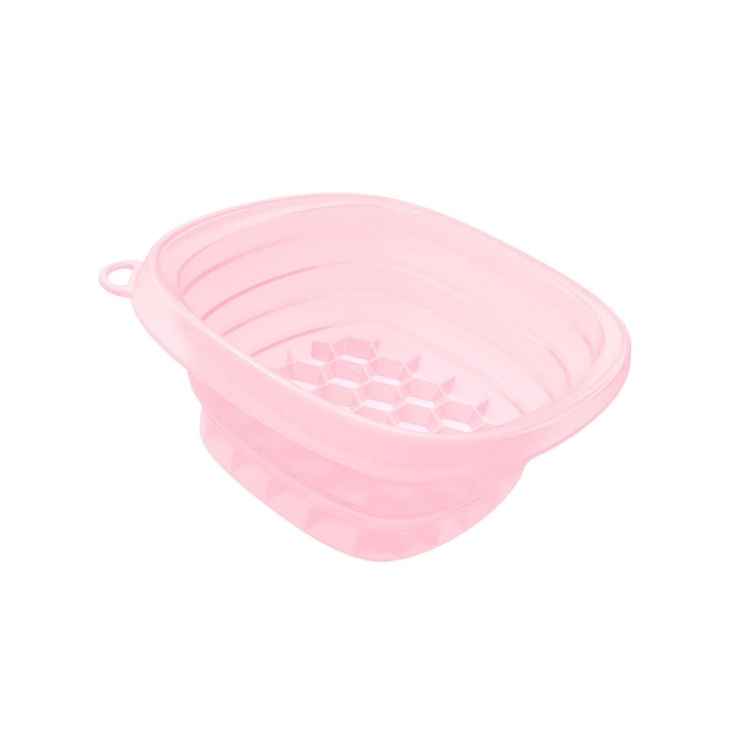 Foldable Ice Bath Facial Basin With Soft Silicones Design Builts-In Ice Tray Face Bowl For Cooling Relief Travel Use