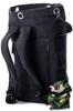 Rugged X Canvas Large Capacity Rain Cover Storage Bag 20L Durable Cotton Canvas Backpack with Side Zipper Pocket Black M Cover [KIRIRU] Men's