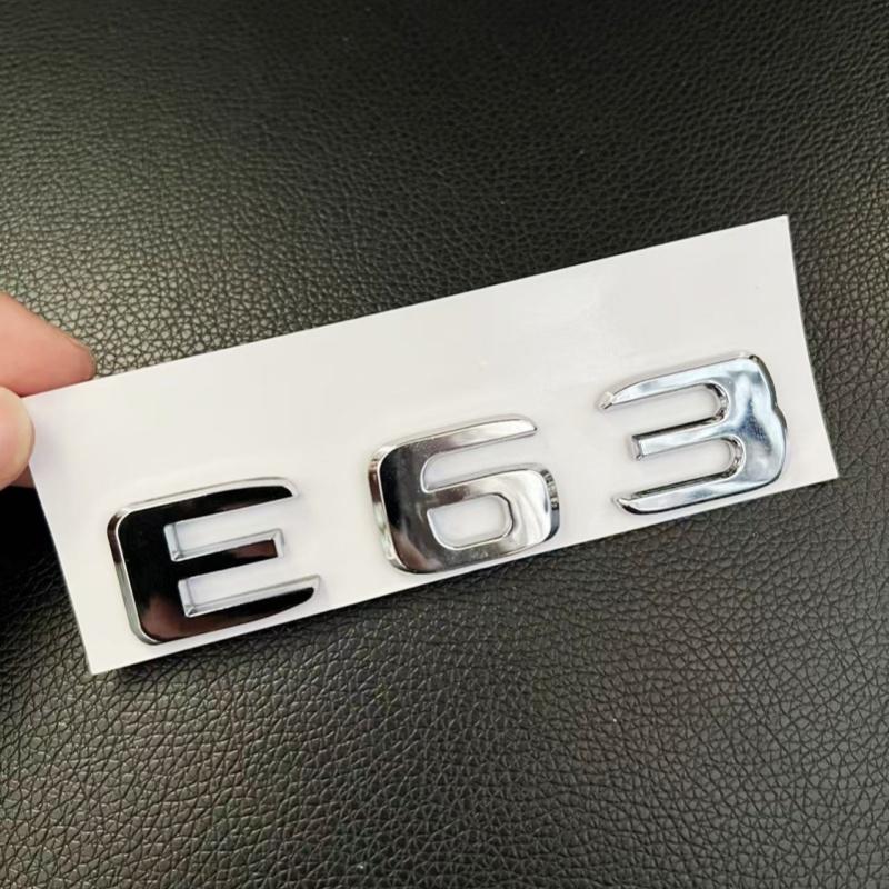 

Для черной машины буквы E63 E63S логотип логотип наклейка наклейка значок на чемодан автомобиля Mercedes Benz E63 E63S W213 аксессуары