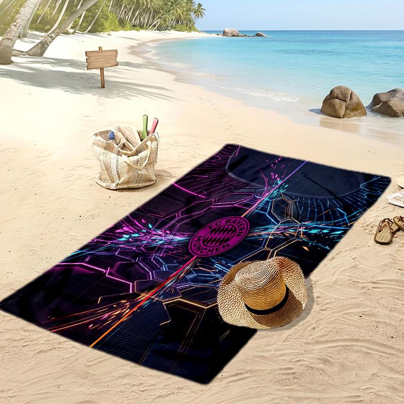 Bayern Munich Printed Beach Towel Quick Dry Soft TowelPortable Large Rectangular Beach Blanket for Travel Swimming Pool