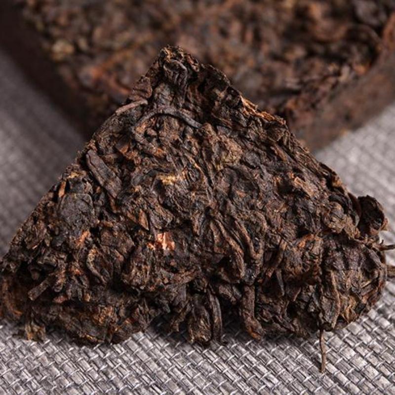 250g Yunnan Pu'er Brick Tea Yugong Golden Buds Ripe Pu-erh Tea Puerh Cooked Tea