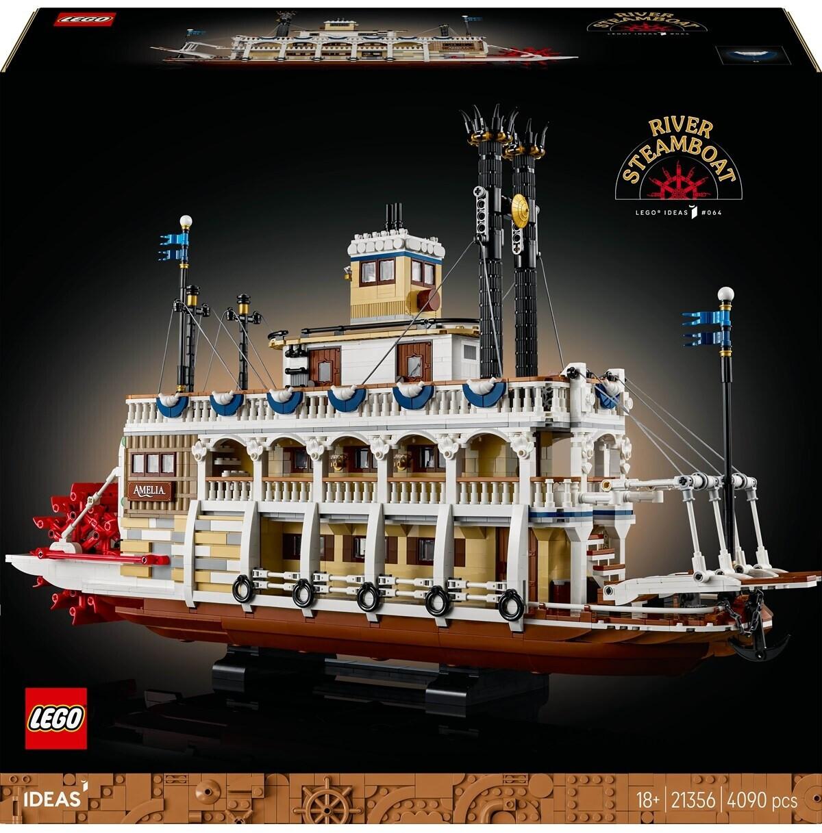 

LEGO конструктор Ideas – Речной гребной пароход (21356)