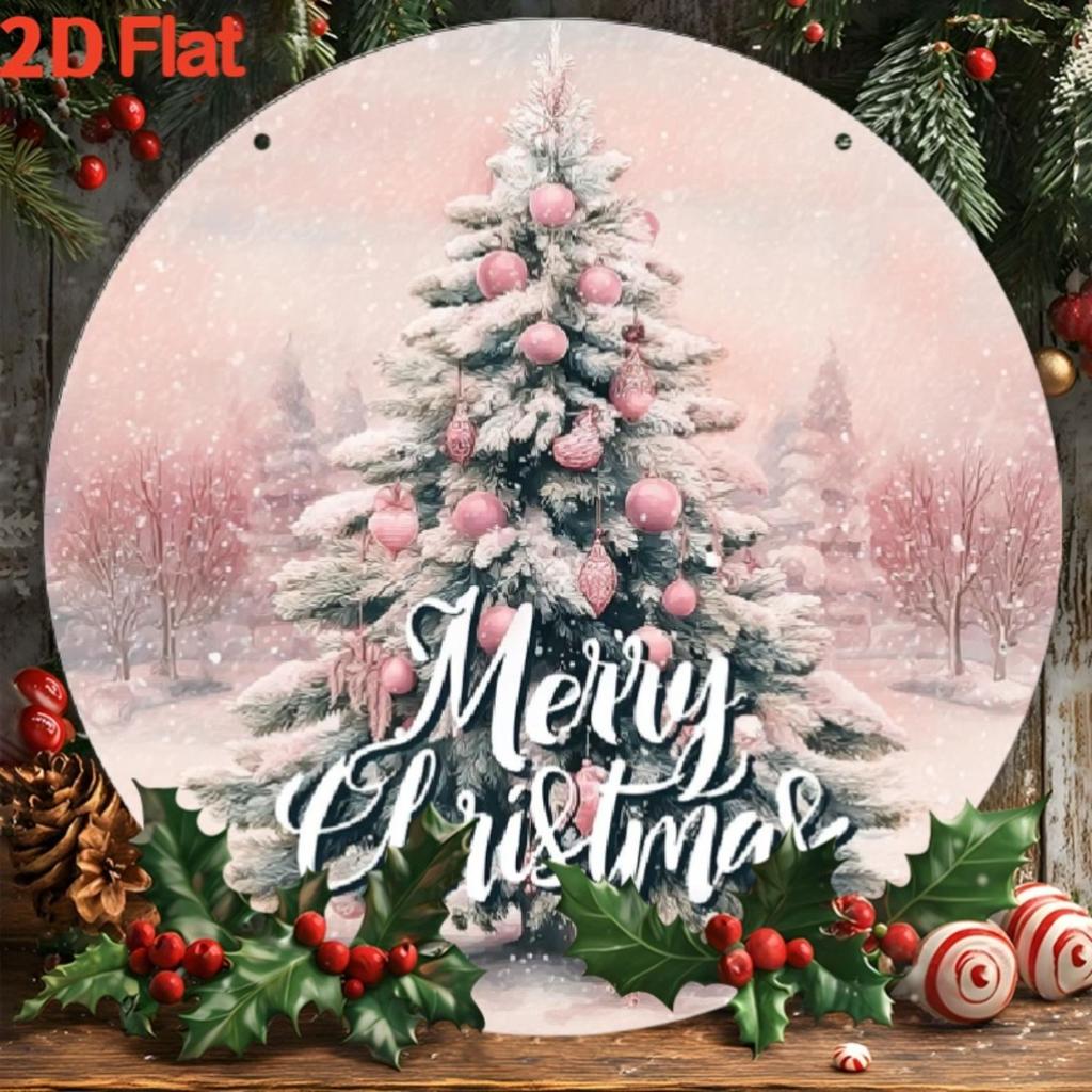 2D Flat Metal Wall Sign Decor