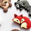 10 Piece Set of Cartoon Animal Fridge Magnets Practical Refrigerator Stickers Cartoon Animal Fridge Magnets for Home Use