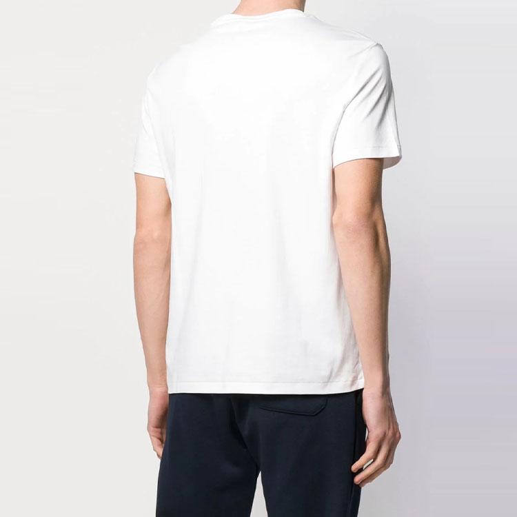 Polo Ralph Lauren Logo Embroidered Crew Neck Short Sleeve T-Shirt Men Tops White 710740727-002