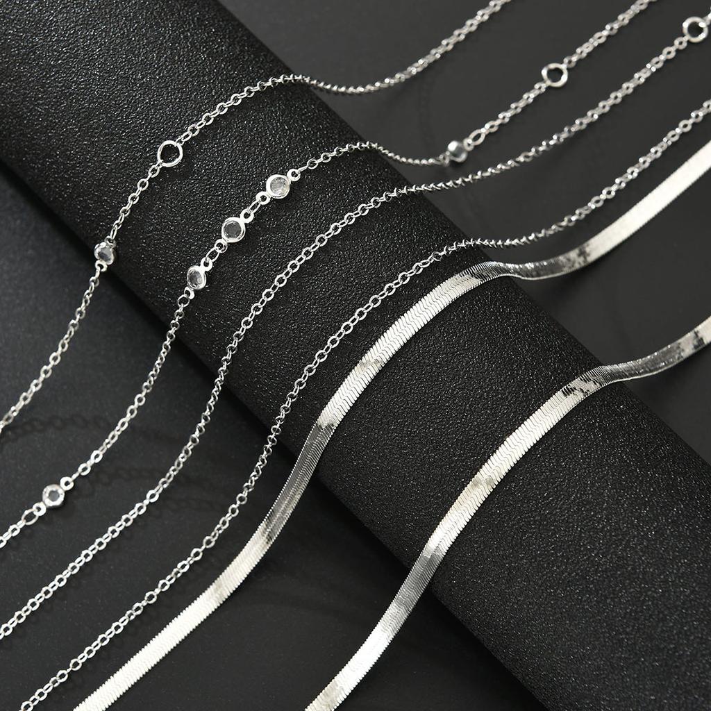 3 Pezzi Catena Boho Piatta a Serpente per Vita e Pancia da Donna Semplice Colore Argento Zircone Gioielli Estivi da Spiaggia Accessori per Bikini Femminili